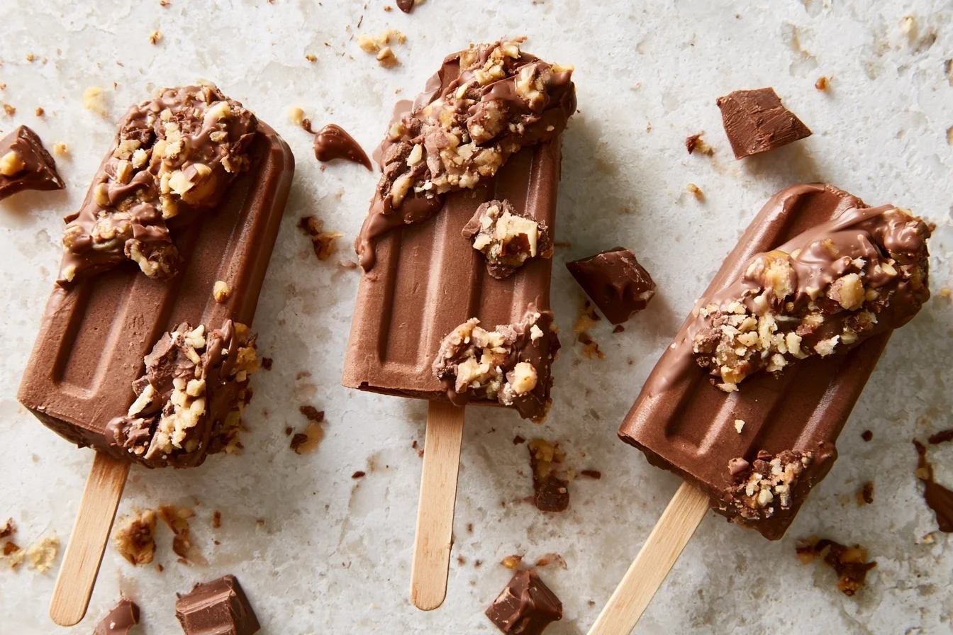 Keto Chocolate Popsicles: Creamy Frozen Fudge Treats in Minutes
