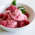 keto raspberry ice cream