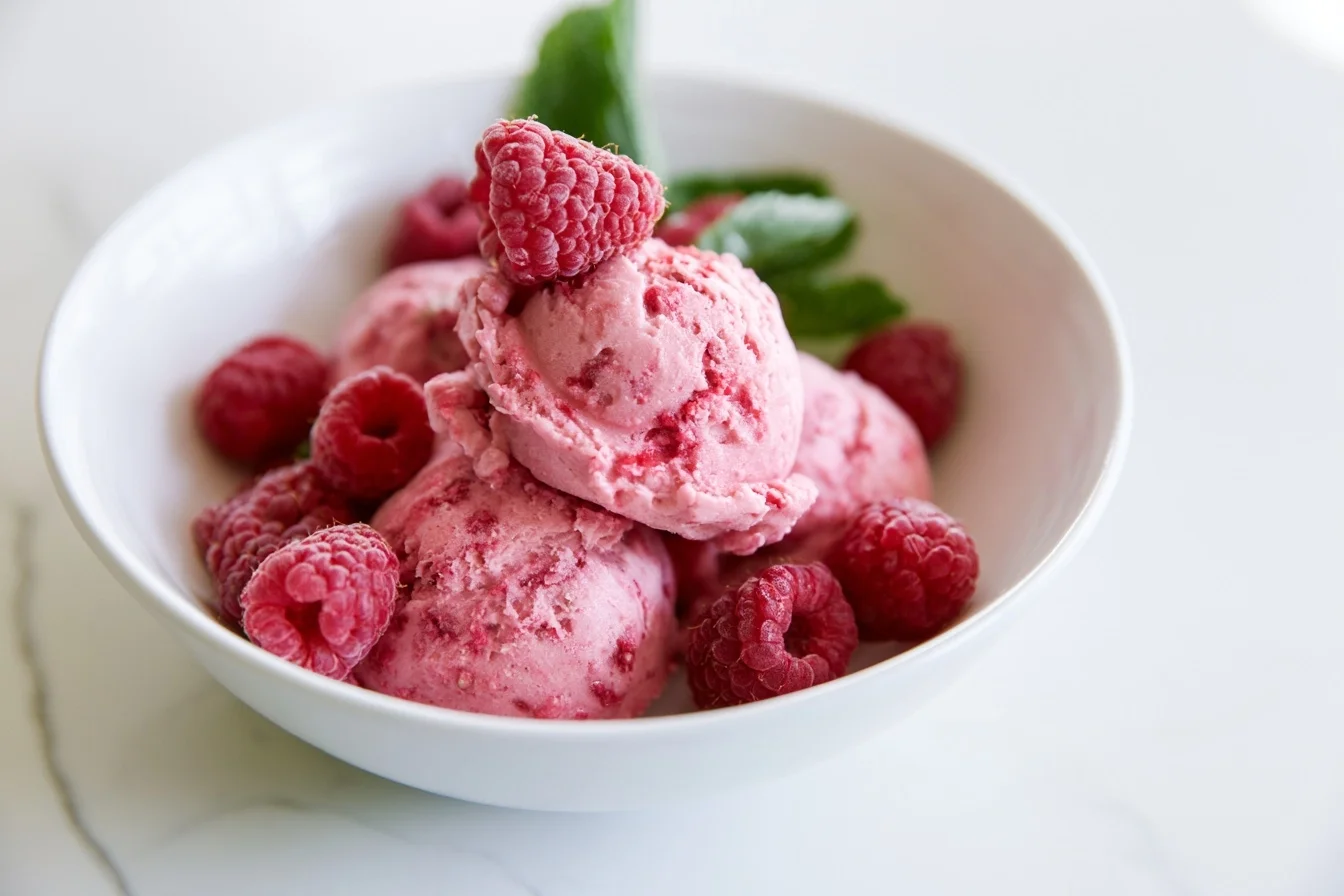 Keto Raspberry Ice Cream That’s Creamy, Dreamy, and Sugar-Free