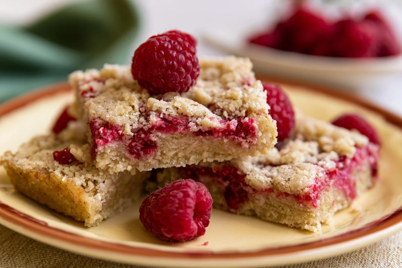 Keto Raspberry Bars
