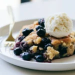 keto blueberry cobbler