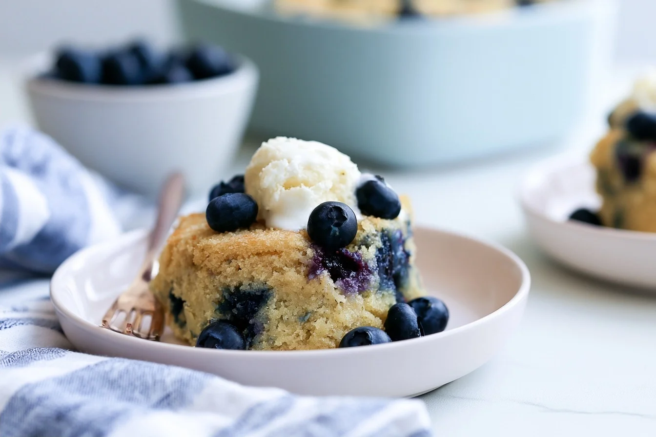 Keto Blueberry Cobbler