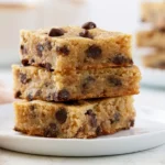 keto chocolate chip cookie bars