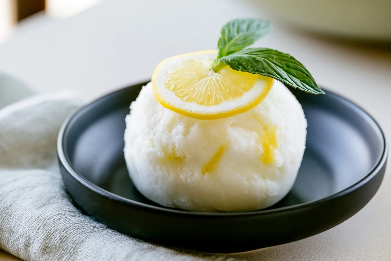 Keto Lemon Sorbet: Refreshing Low-Carb Frozen Treat