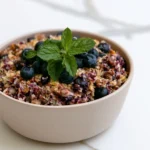 keto blueberry crisp