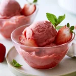 keto strawberry sorbet