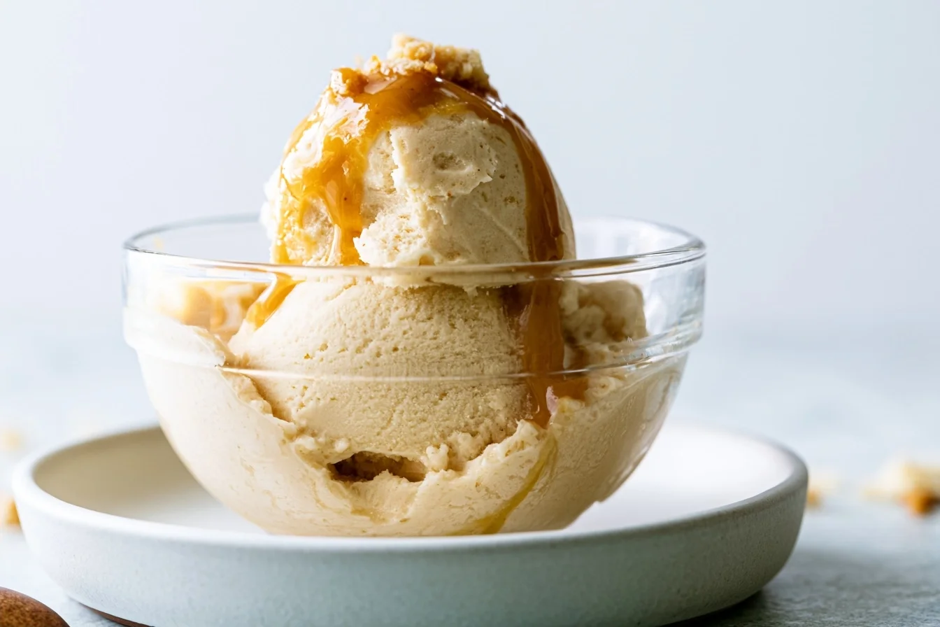 Keto Salted Caramel Ice Cream
