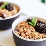 keto blackberry crumble