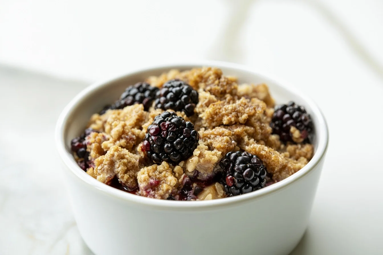 Keto Blackberry Crumble