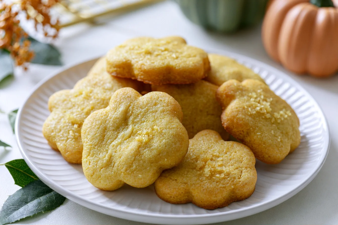 Keto Pumpkin Shaped Cookies That Are Almost Too Cute to Eat