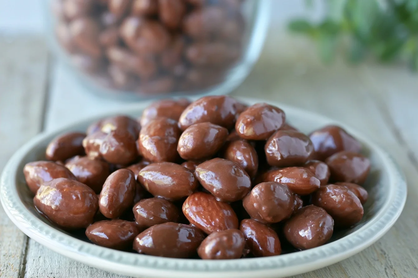 Keto Chocolate Covered Almonds