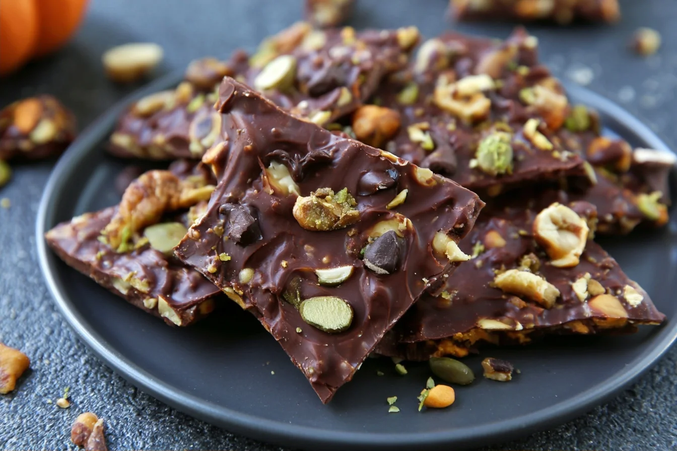 Keto Halloween Bark