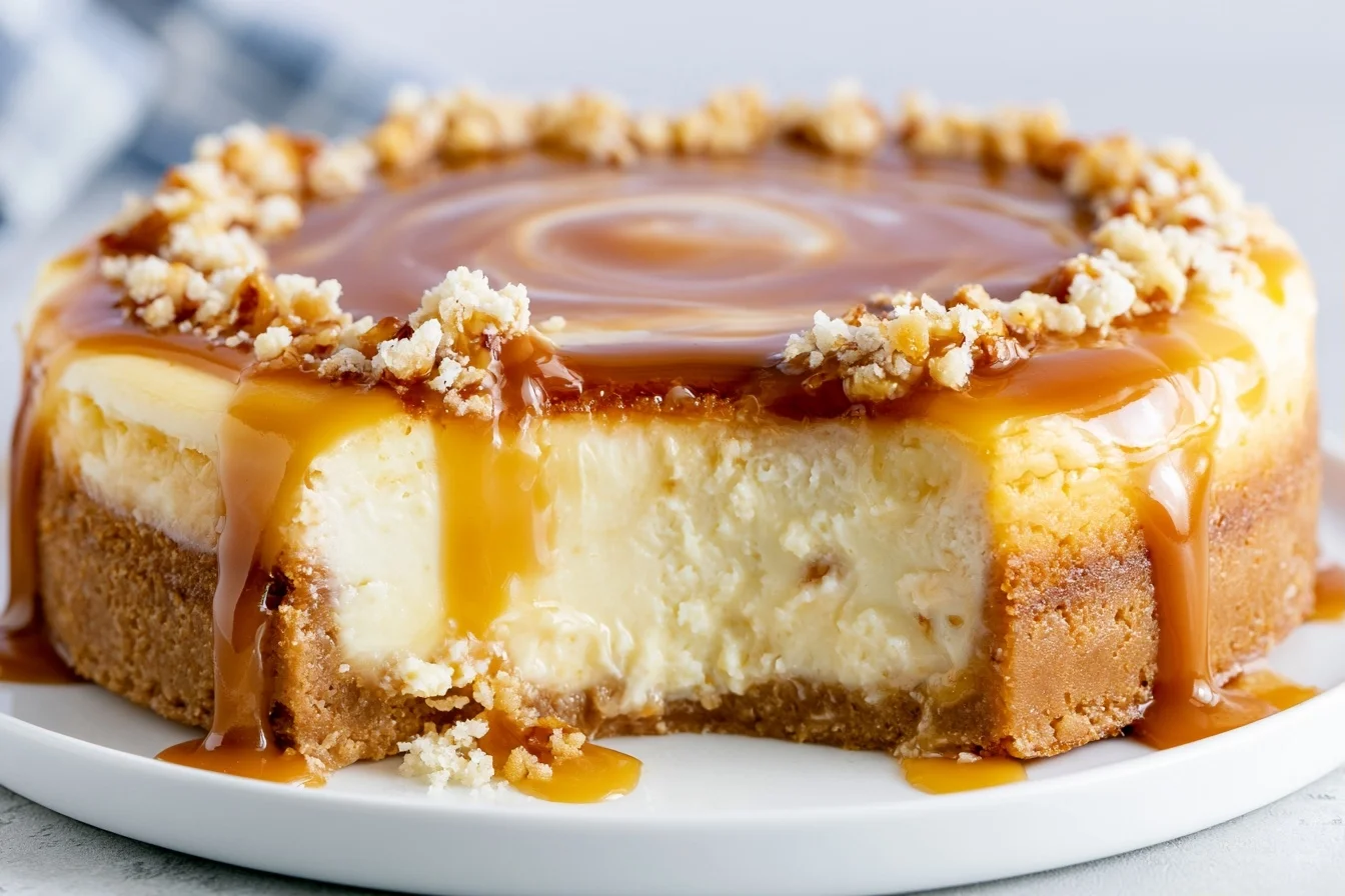 keto caramel cheesecake