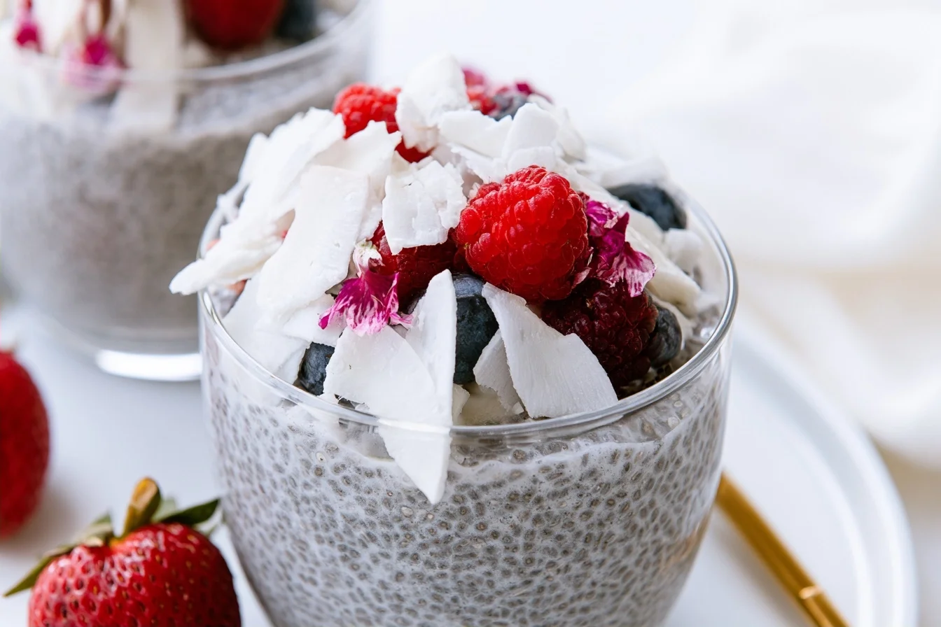 Keto Chia Pudding Coconut