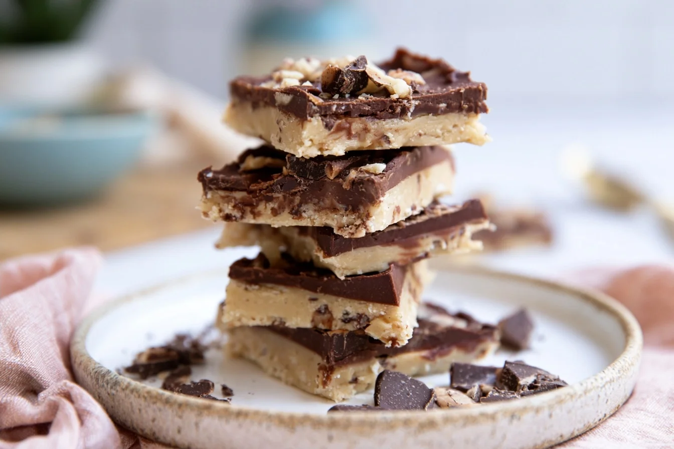 Keto No Bake Chocolate Bars