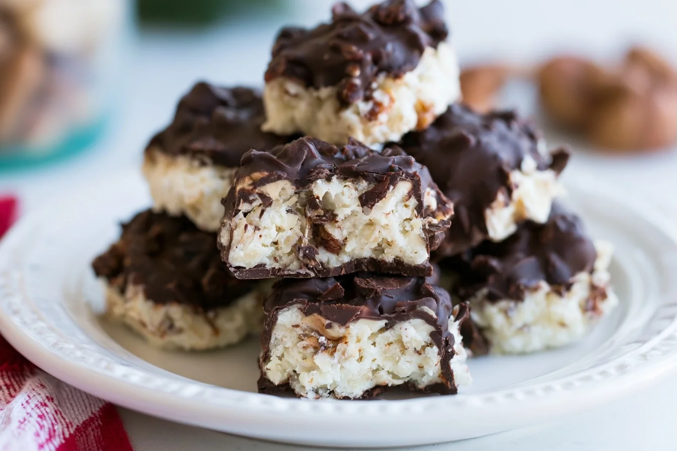 Keto Almond Joy Copycat: Easy No-Bake Chocolate Coconut Bars