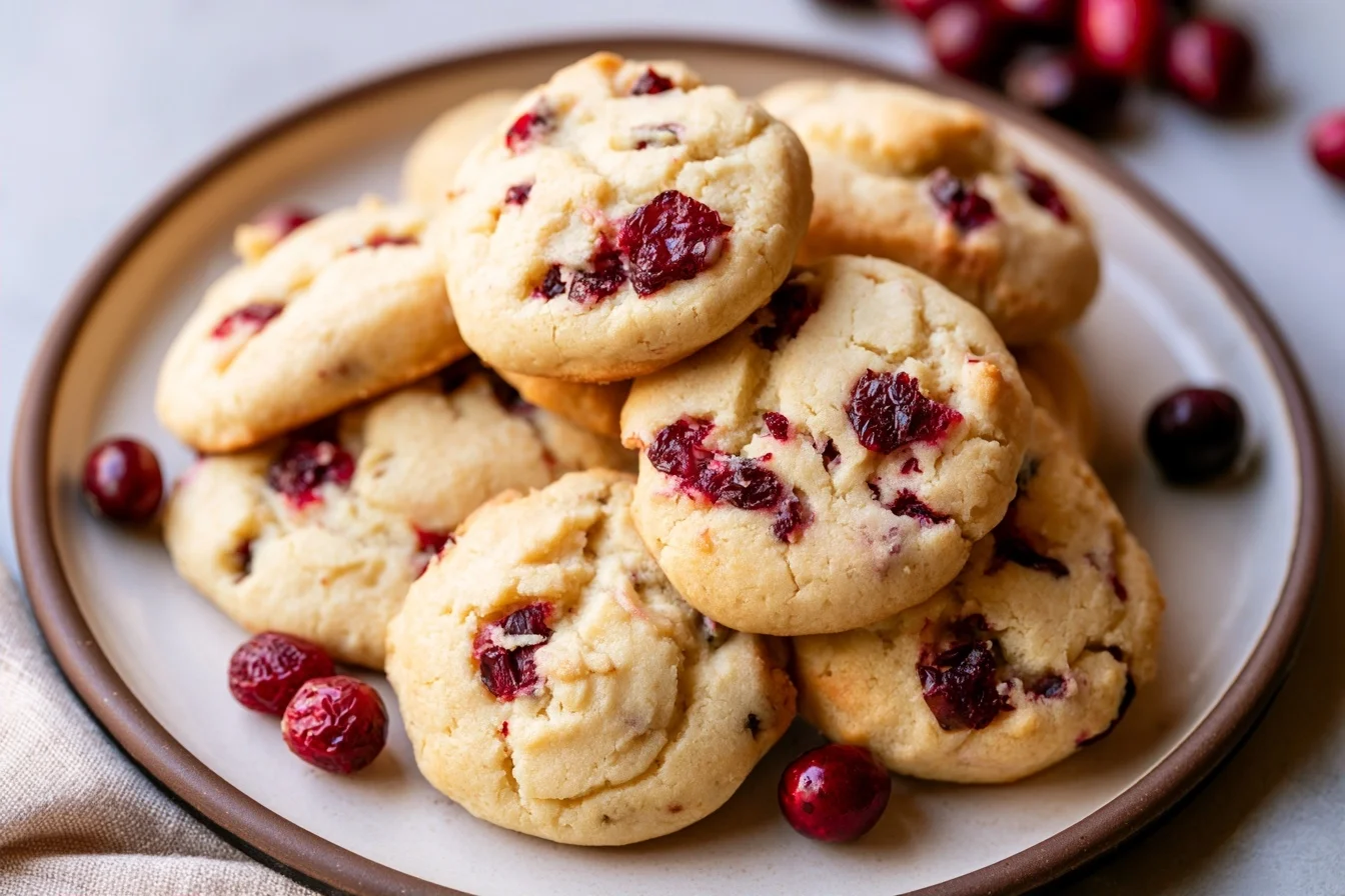 Keto Cranberry Orange Cookies