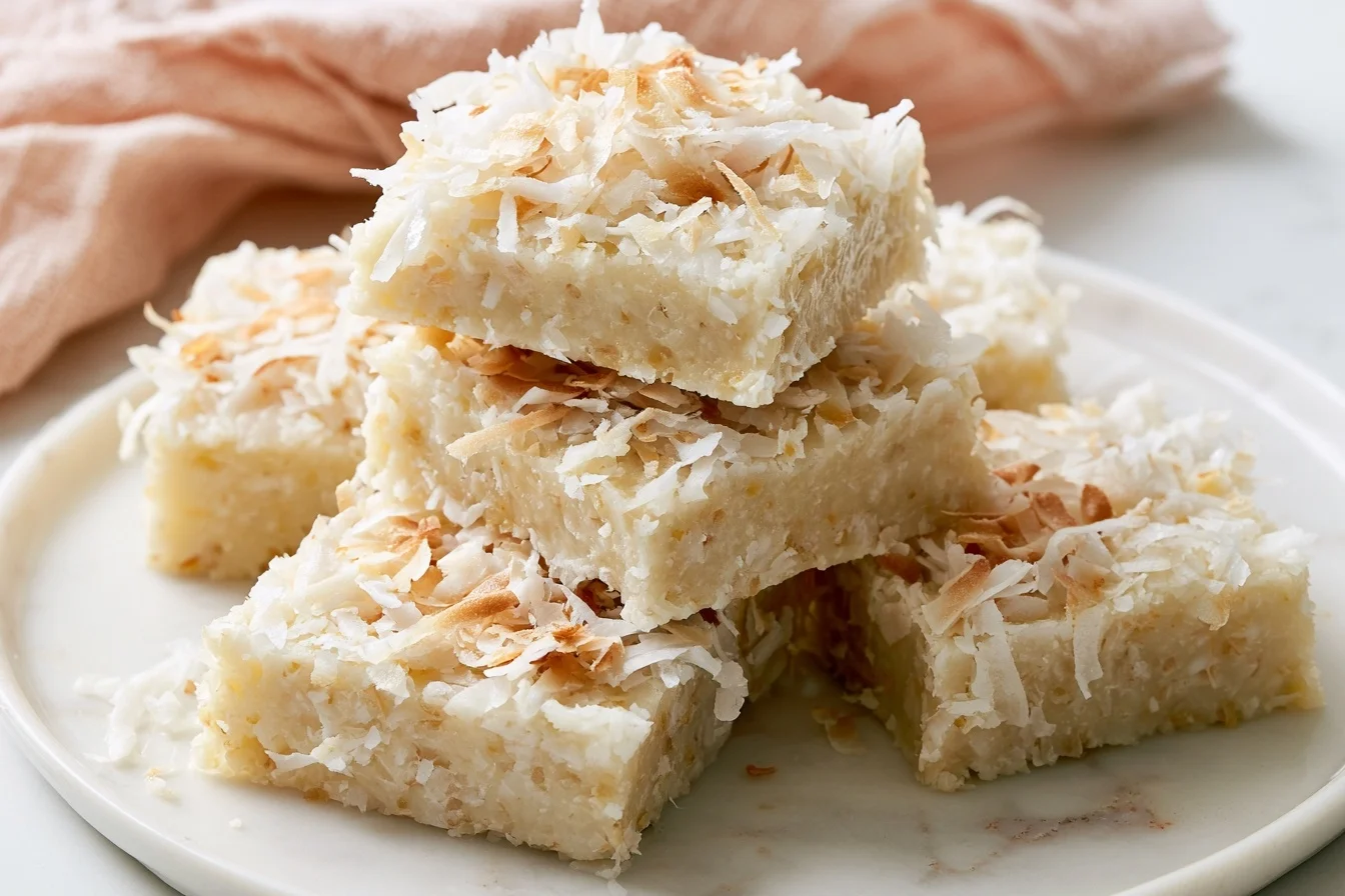 Keto No Bake Coconut Bars That Taste Like Paradise