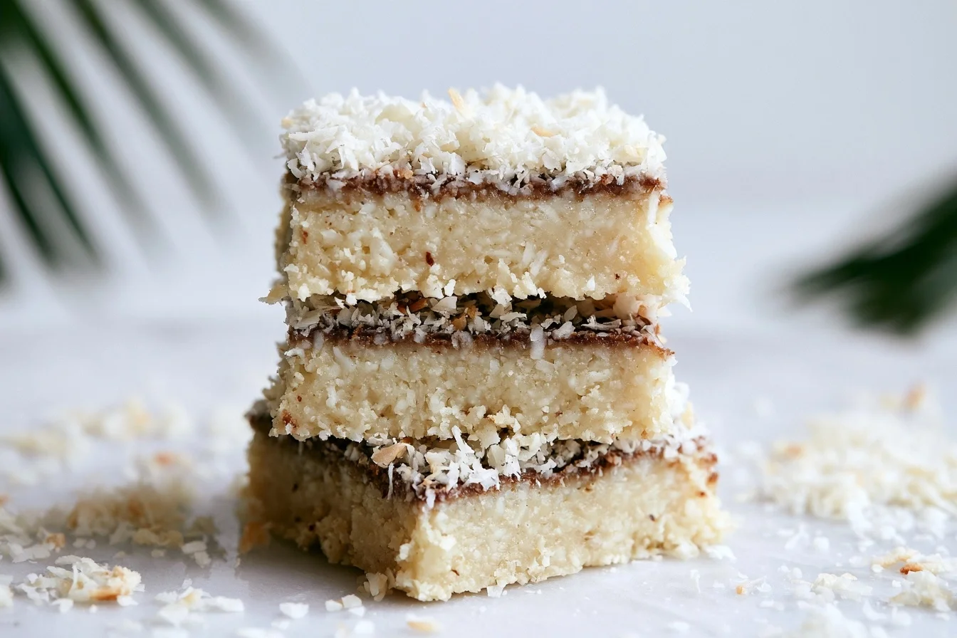 Keto No Bake Coconut Bars