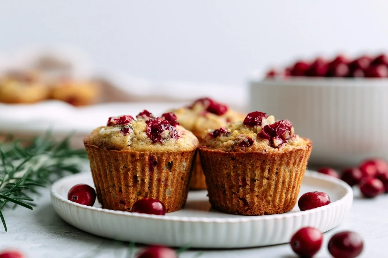 Keto Cranberry Muffins Perfect for Holiday Mornings