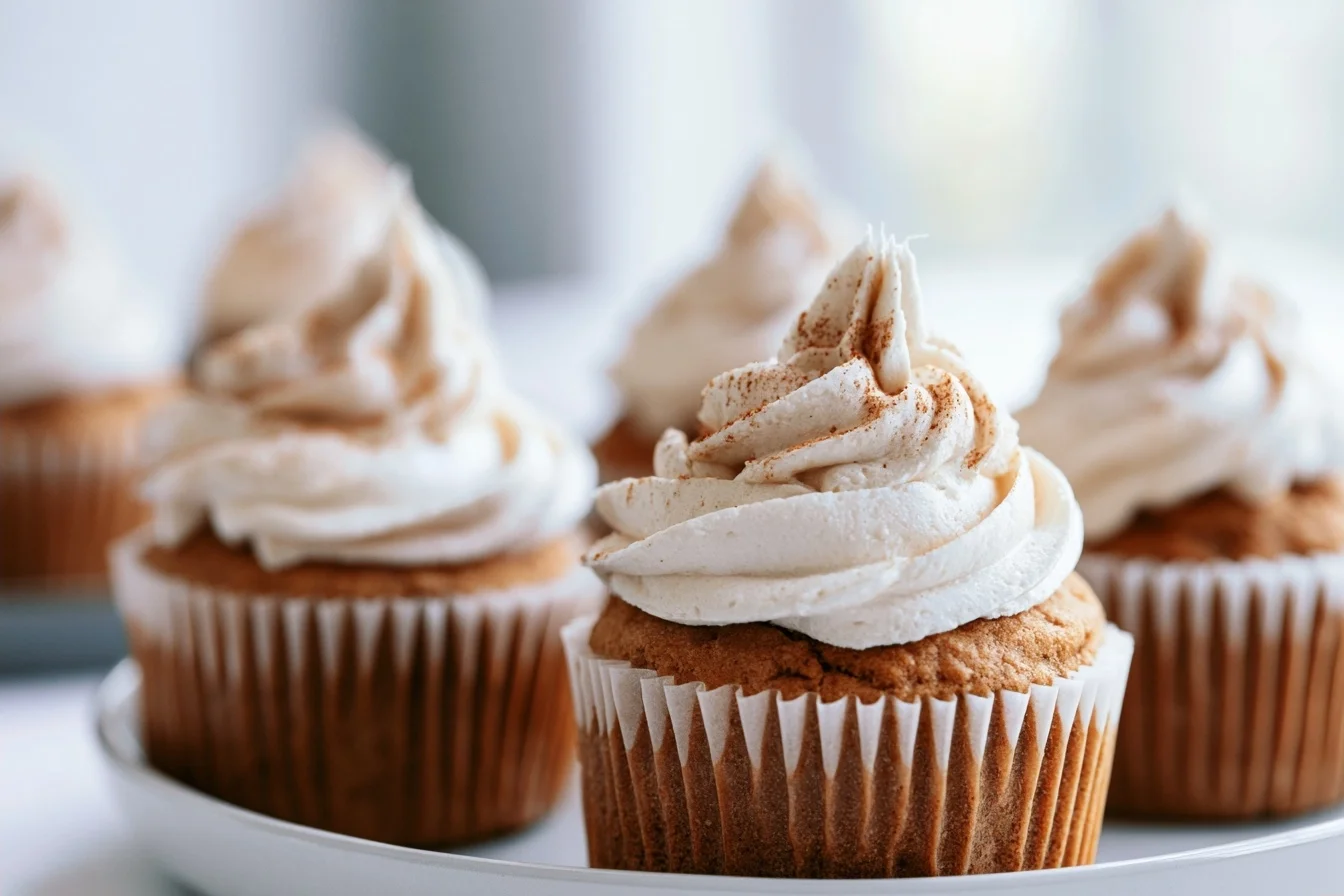 Keto Pumpkin Spice Cupcakes