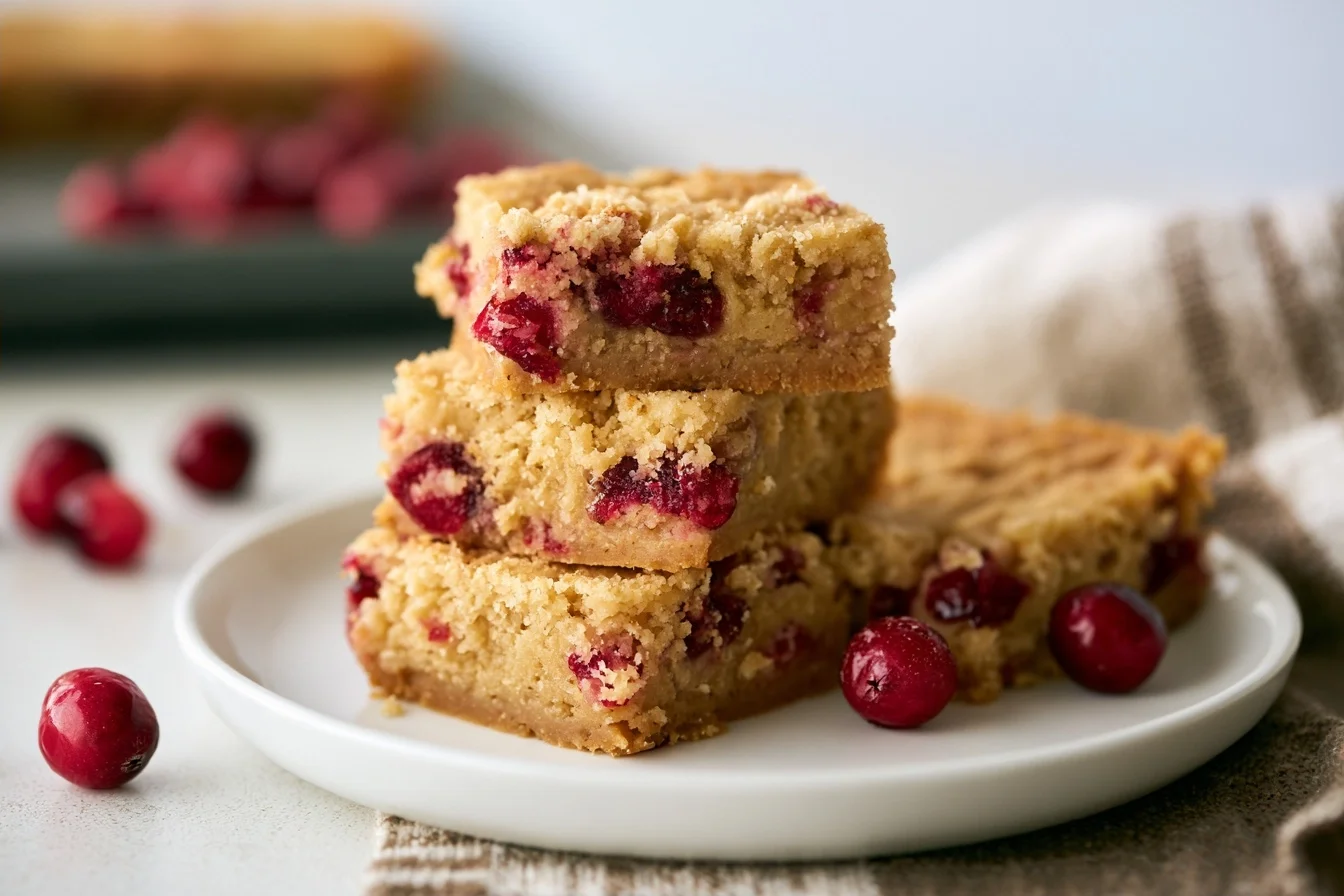 Keto Cranberry Bars