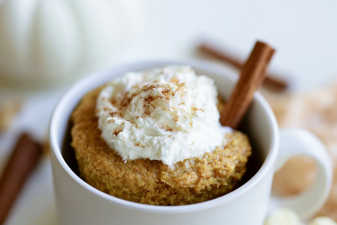Keto Pumpkin Spice Mug Cake