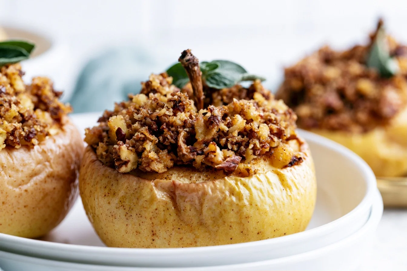 Keto Baked Apples With Cinnamon And Butter
