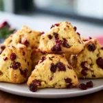 keto cranberry scones