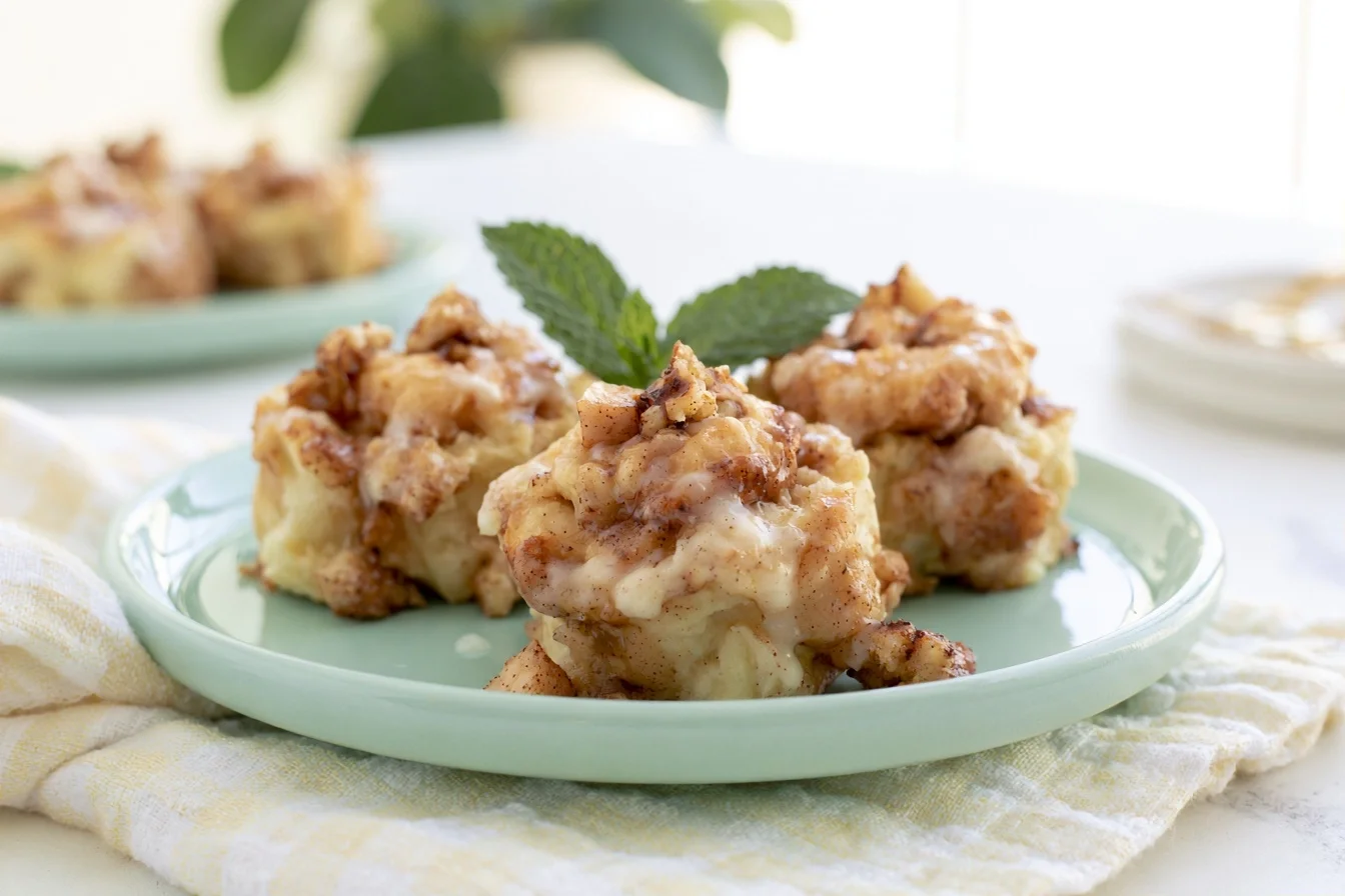 Keto Apple Cinnamon Rolls With Cream Cheese Frosting