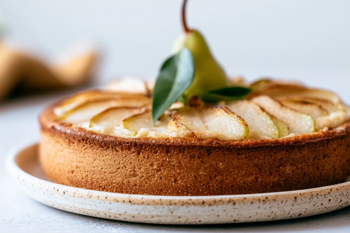 Keto Pear Cake With Warm Spices and Almond Flour