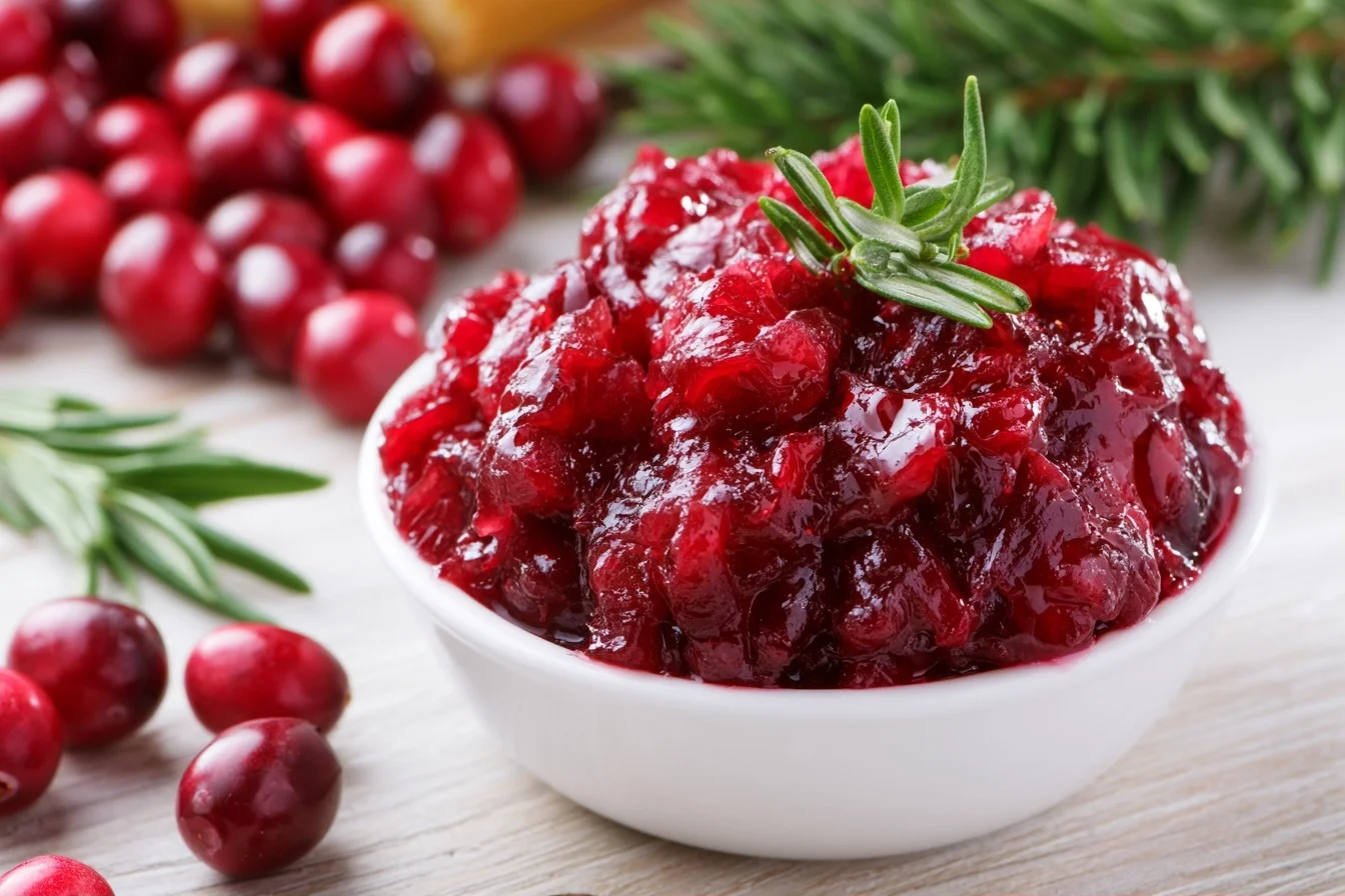 Keto Cranberry Sauce Dessert for Your Holiday Table