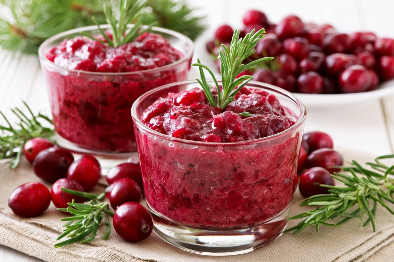 Keto Cranberry Sauce Dessert