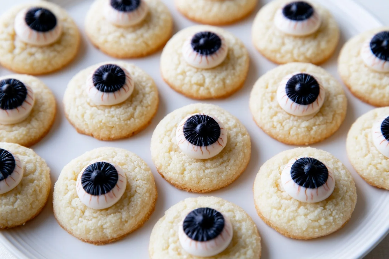 Keto Eyeball Cookies That Are Spooky Good and Sugar-Free