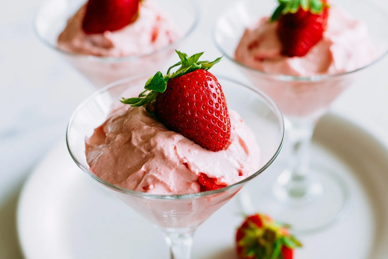 Keto Strawberry Mousse: Light, Fluffy, and Only 3g Net Carbs