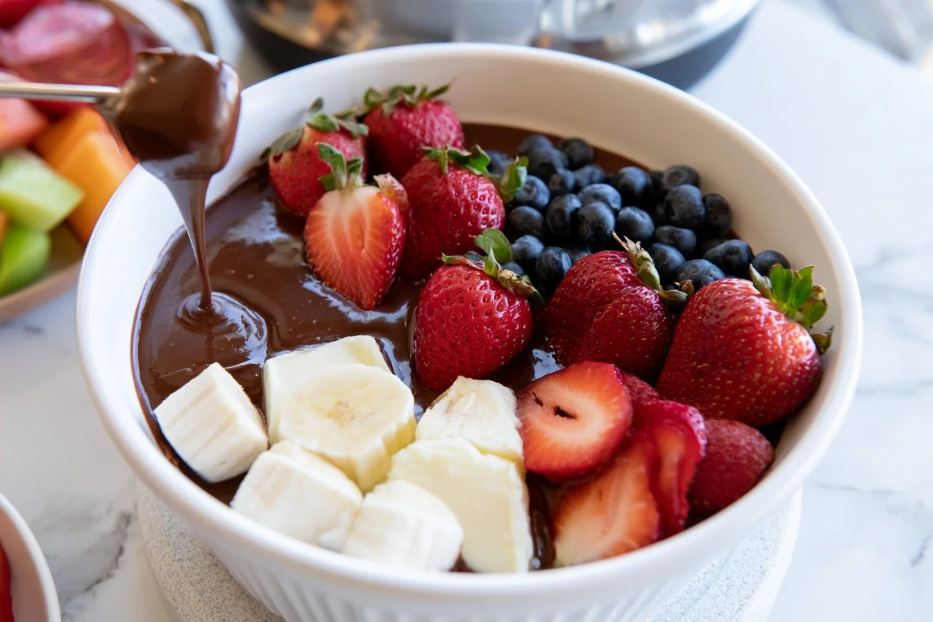 Keto Chocolate Fondue