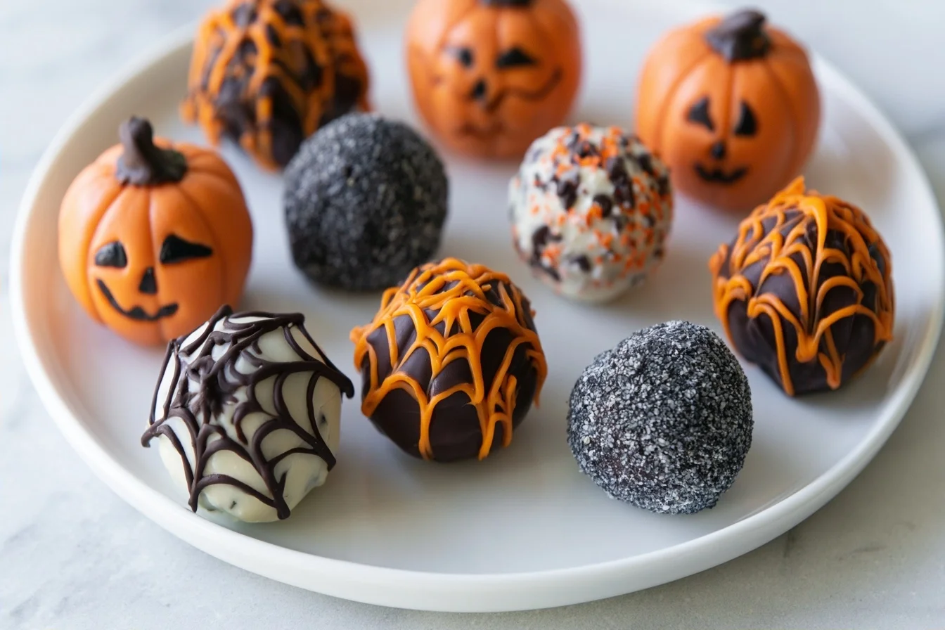 Keto Halloween Truffles
