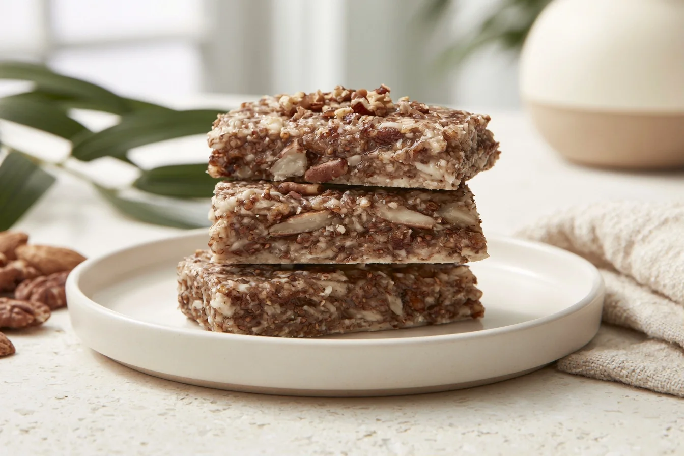 Easy Keto Granola Bars That Actually Hold Together