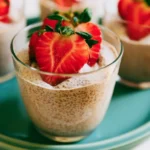 keto chia pudding strawberry