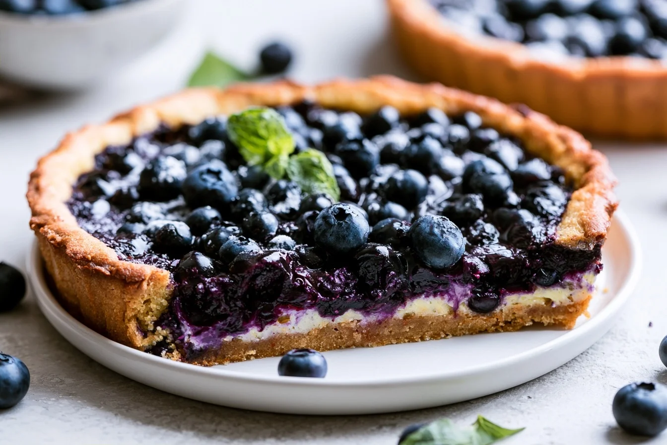 Keto Blueberry Pie