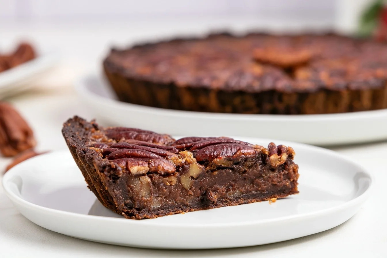 Keto Chocolate Pecan Pie