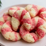 keto candy cane cookies