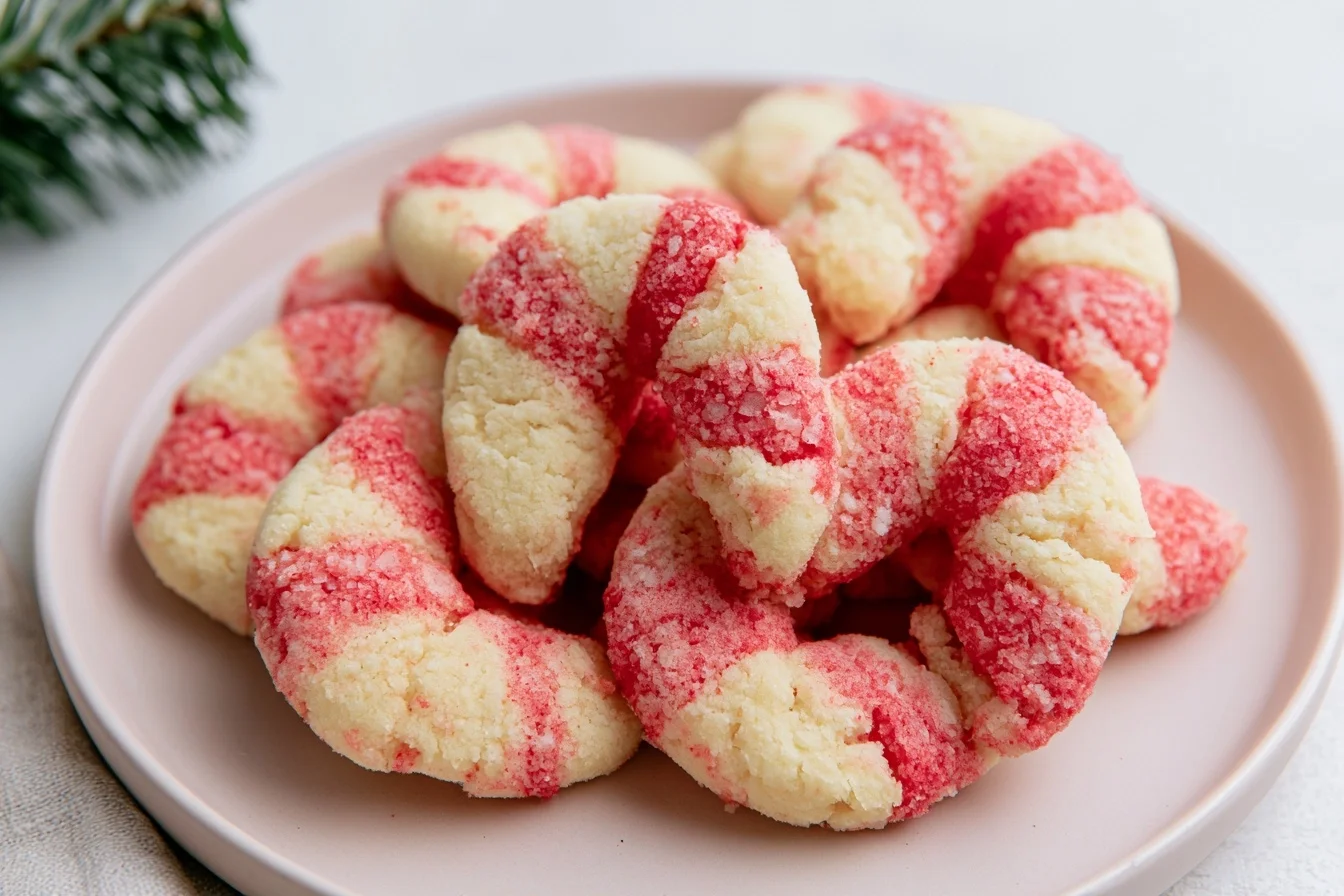 Keto Candy Cane Cookies That Taste Like Christmas Magic