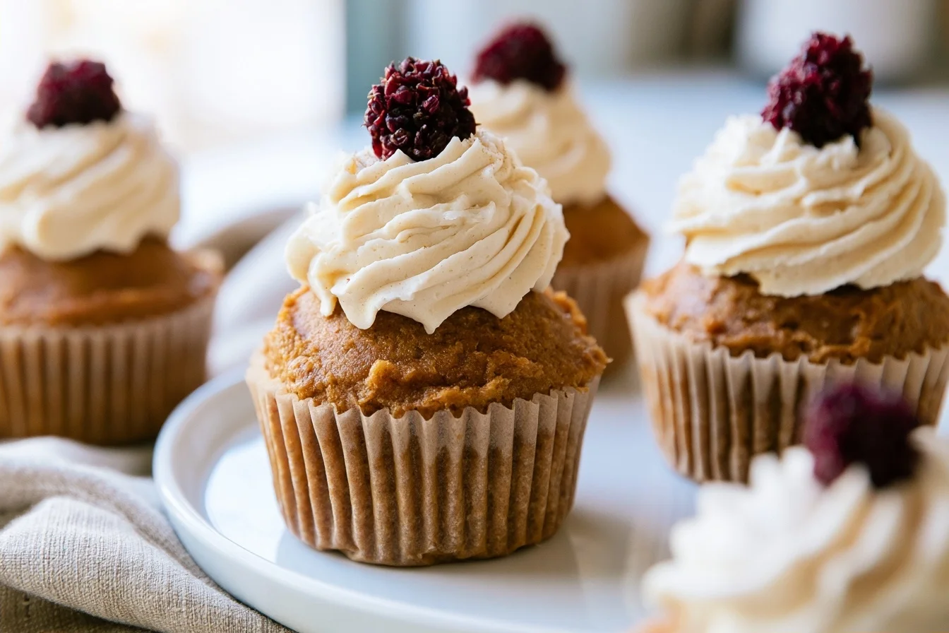 Keto Thanksgiving Cupcakes