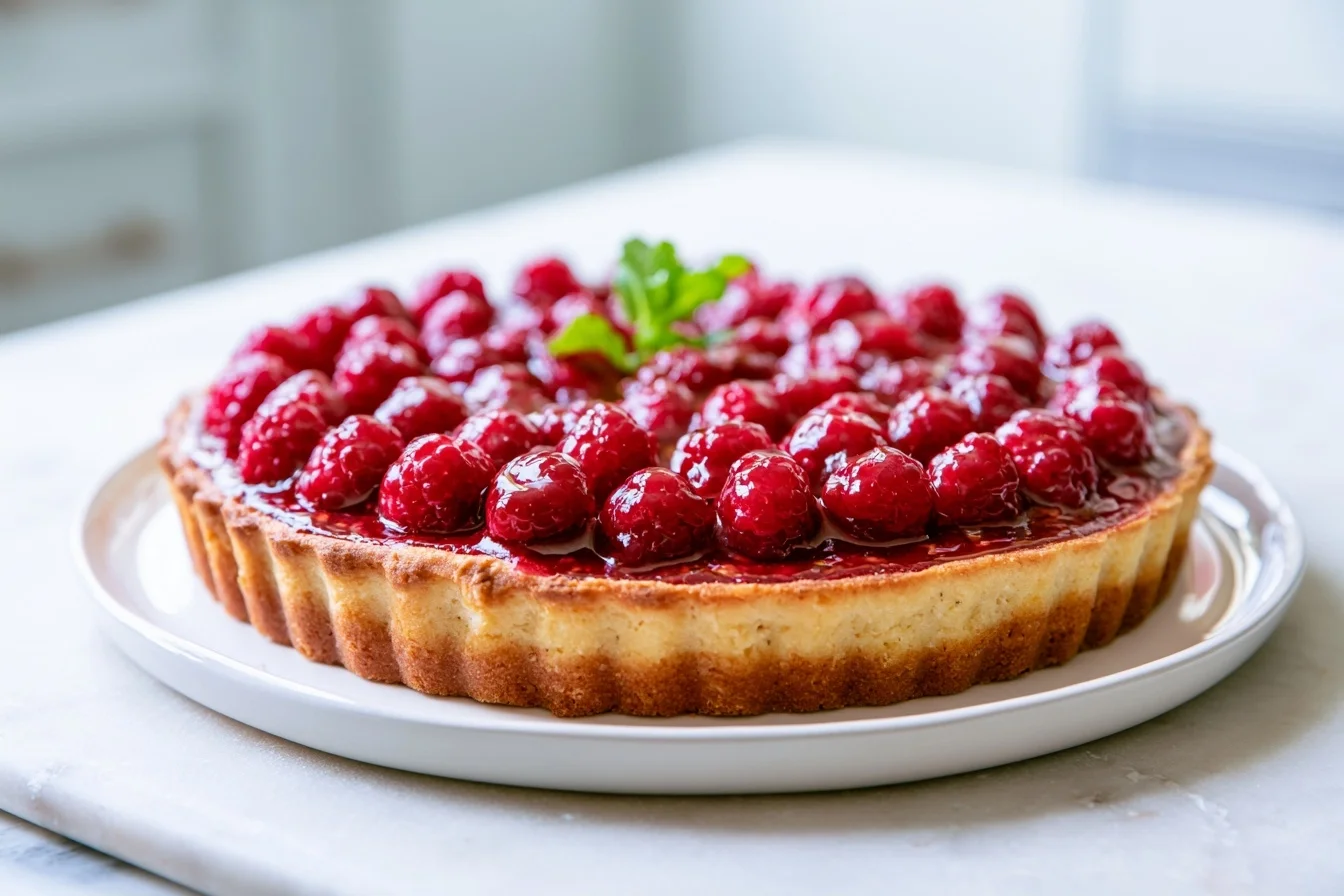 Keto Raspberry Tart