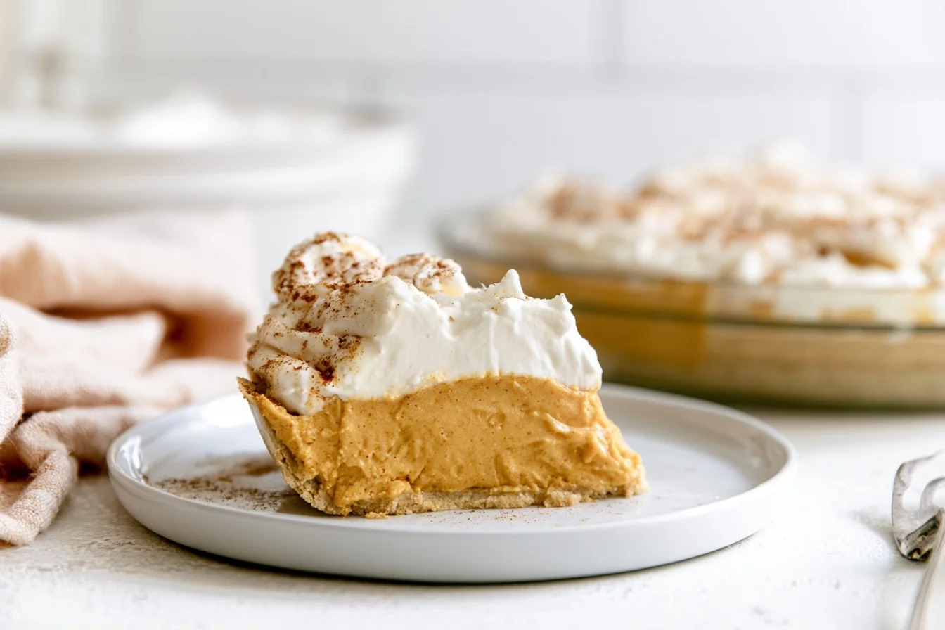 Keto Pumpkin Cream Pie