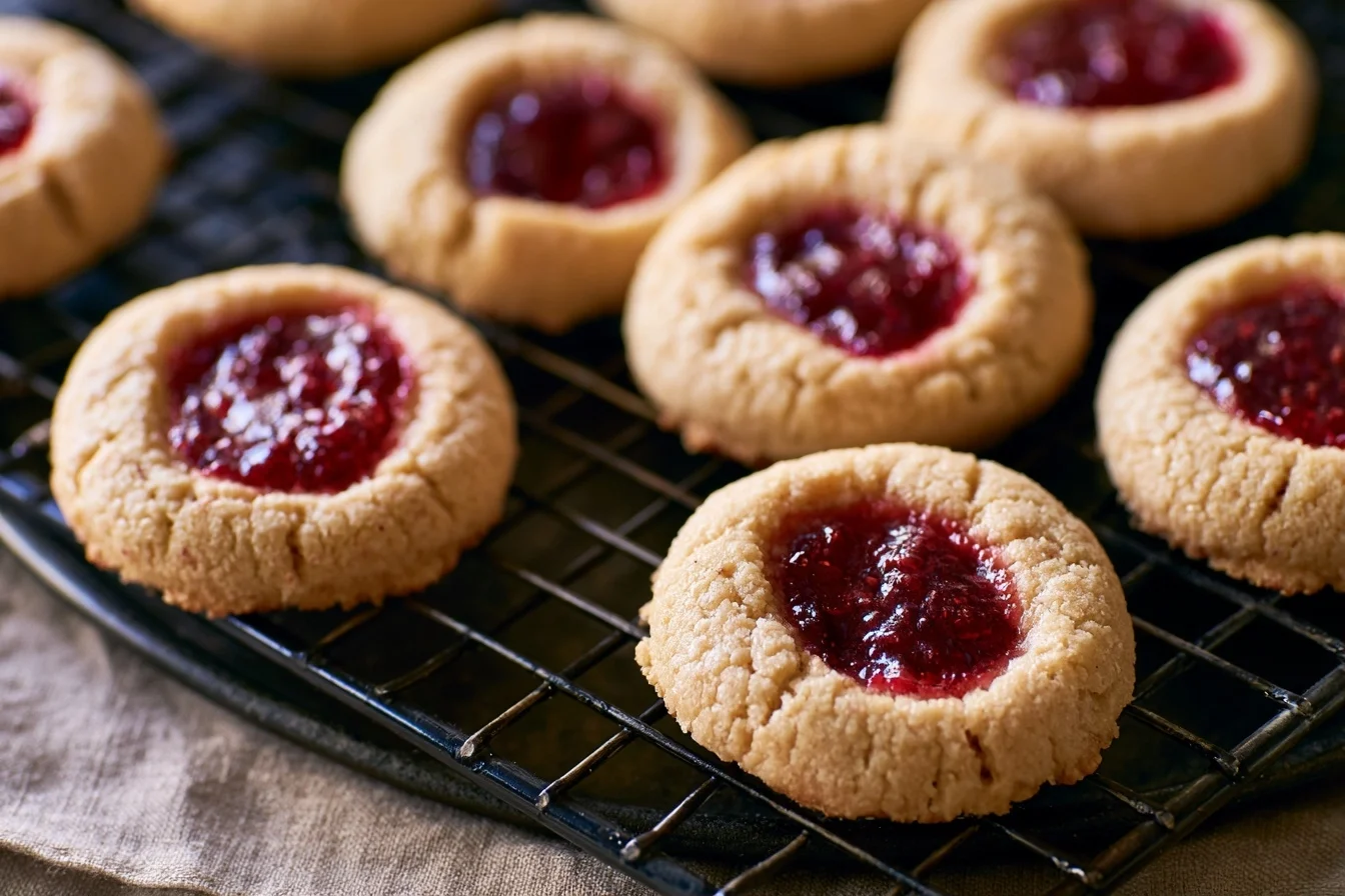 Keto Thumbprint Cookies That Melt in Your Mouth