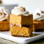 keto pumpkin cheesecake bars