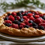keto berry galette