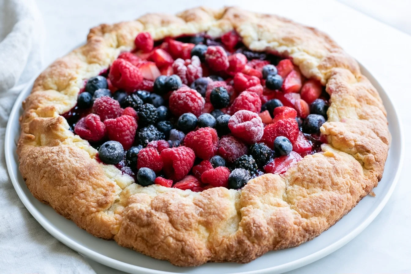 Keto Berry Galette